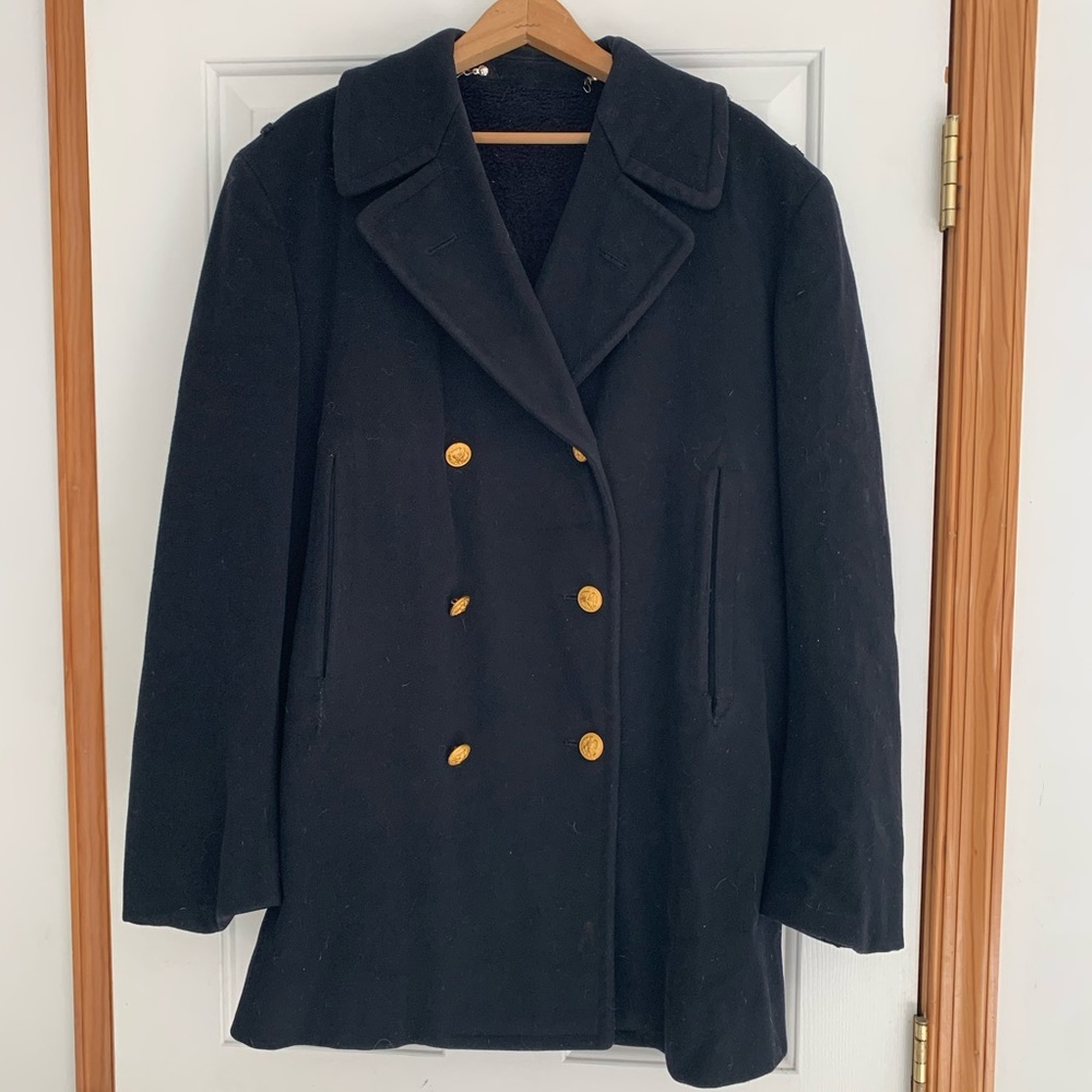 Genuine US Naval Academy Reefer style Pea Coat
